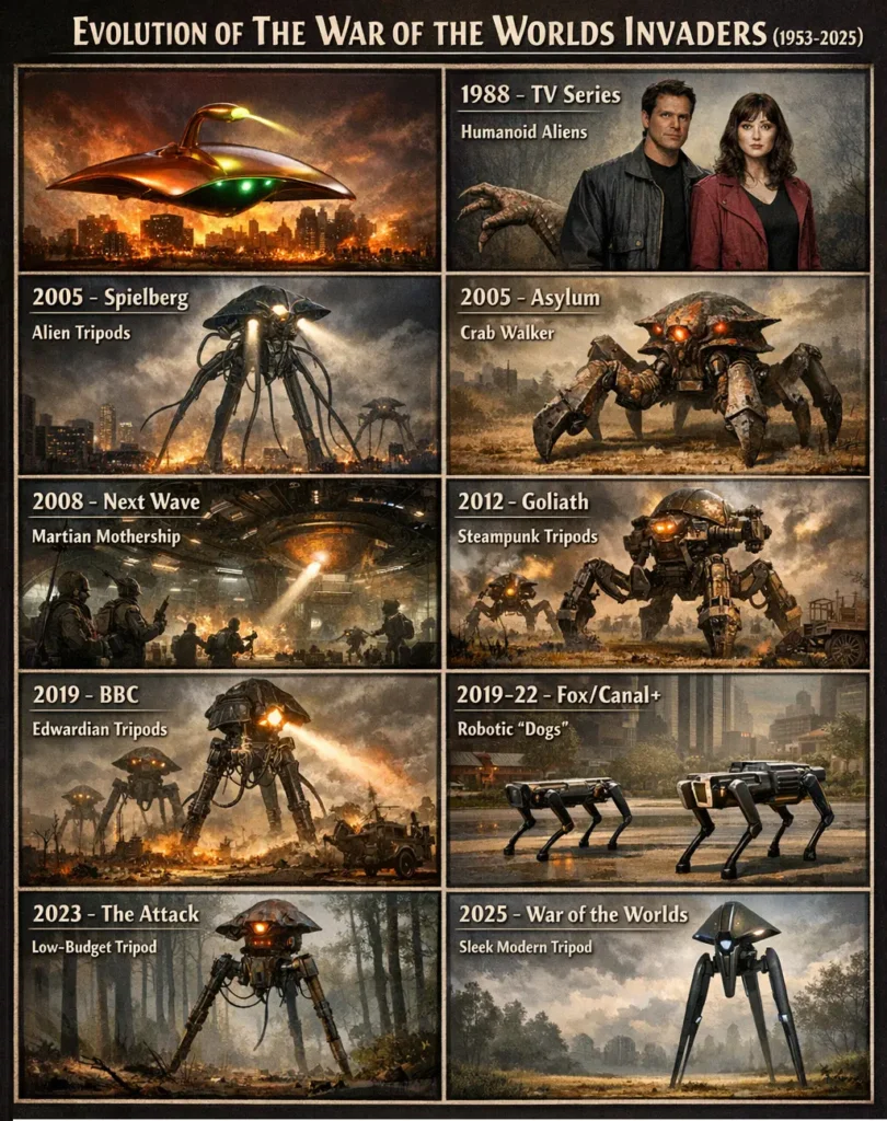 War of the Worlds tripod değişimi